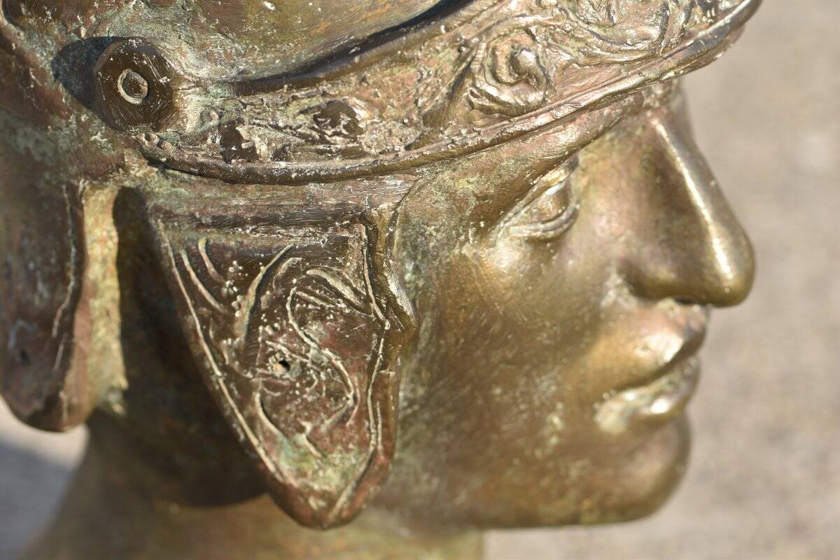 André Tajana (attributed to) Head of a Roman Warrior (1938)