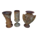 Set of 3 cast iron vases from 1900 from Charleville - Mézières