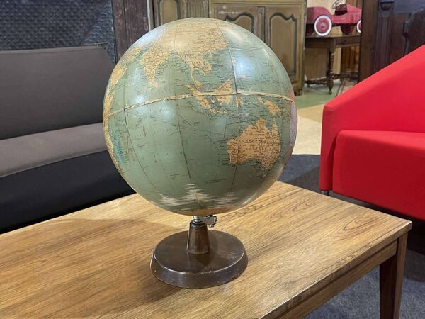 Globe terrestre anglais Philips Challenge globe de 1958