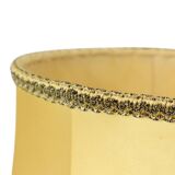 Vintage Table Lamp Female Figure Brass and Onyx Marble