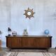Enfilade vintage hifi tv stand compass feet