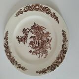 Louis XV model plate with chocolate decoration Clairefontaine Sanejouand & Graves