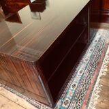 Art Deco desk in Macassar ebony