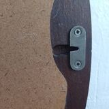 Miroir ovale en bois