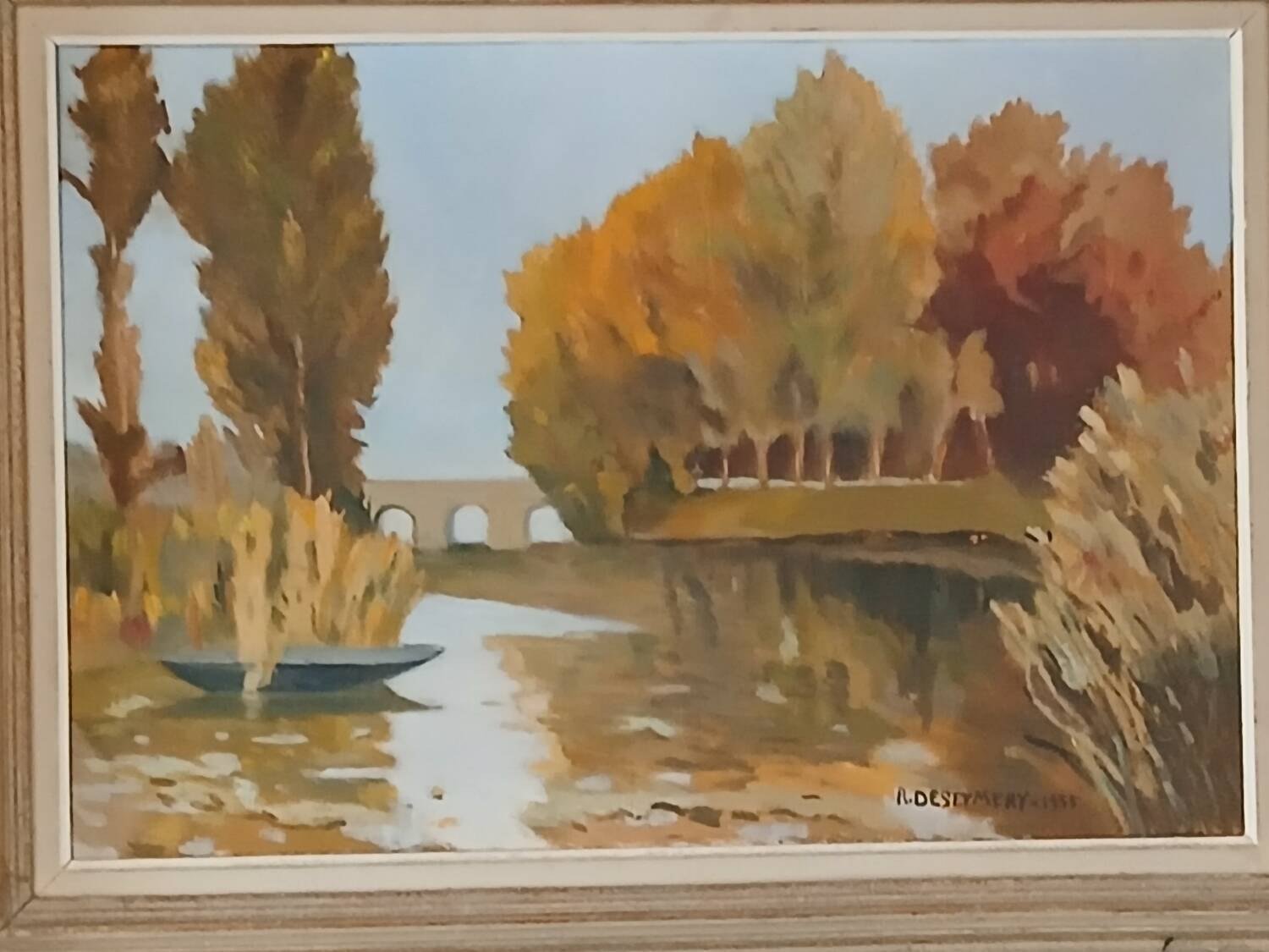 Superb oil on canvas dated 1955