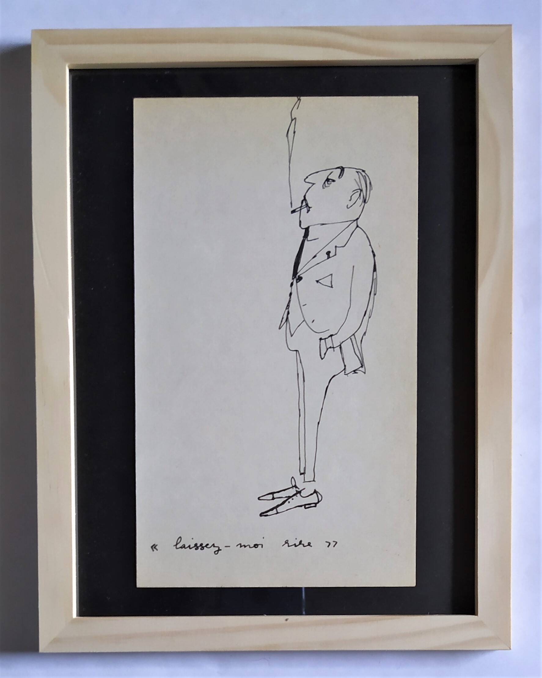 Illustration by Daninos from 1962 "laughter"