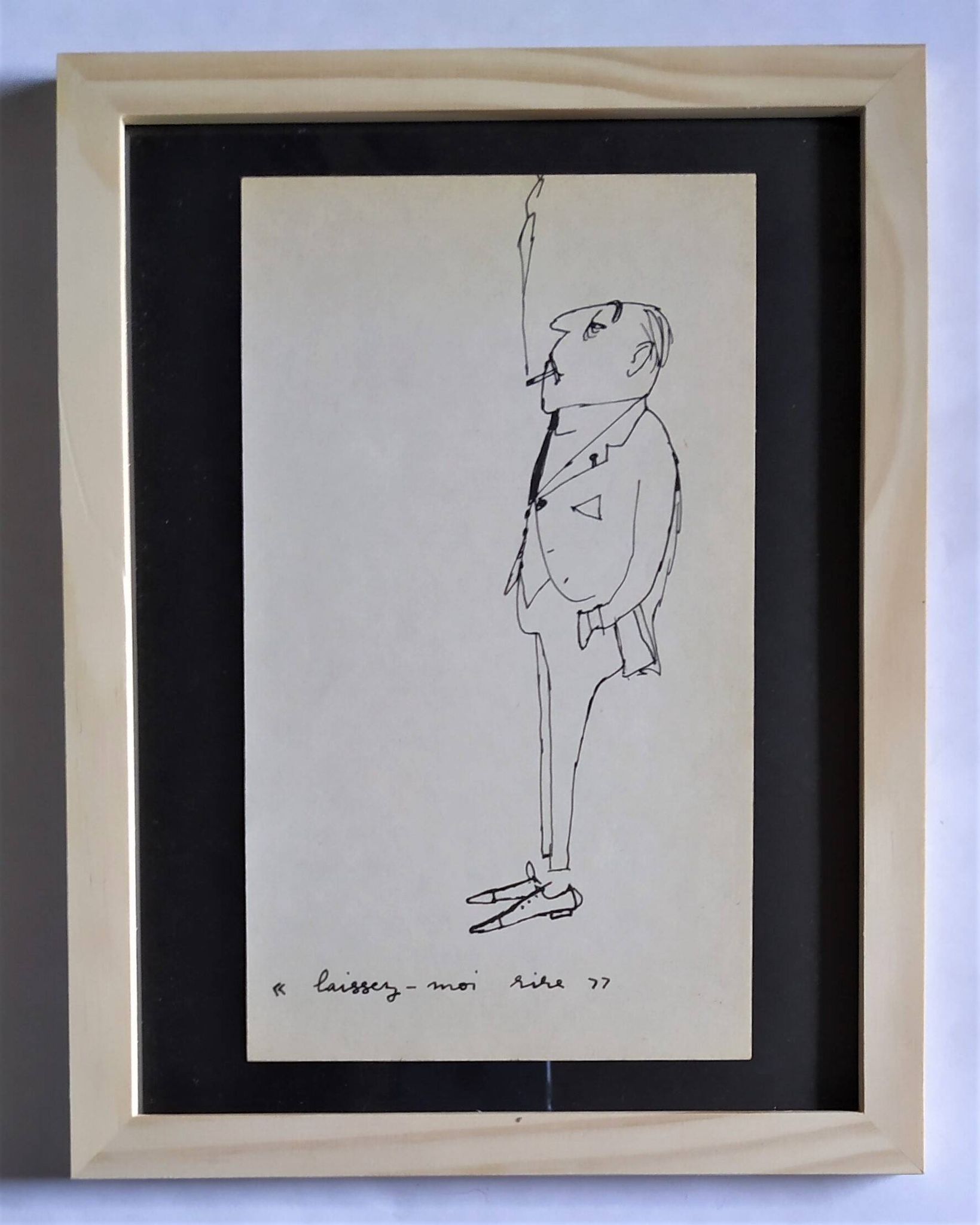 Illustration by Daninos from 1962 "laughter"