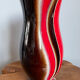 Vase Verceram rouge-brun modèle 6390-28, Français poterie d’art moderne du milieu du siècle des années 1960
