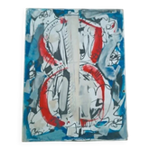 Abstract oil painting on canvas 40x30