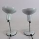 White couple table lamps Made in Italy by Veneta Lumi