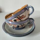 Japanese porcelain cups and saucers