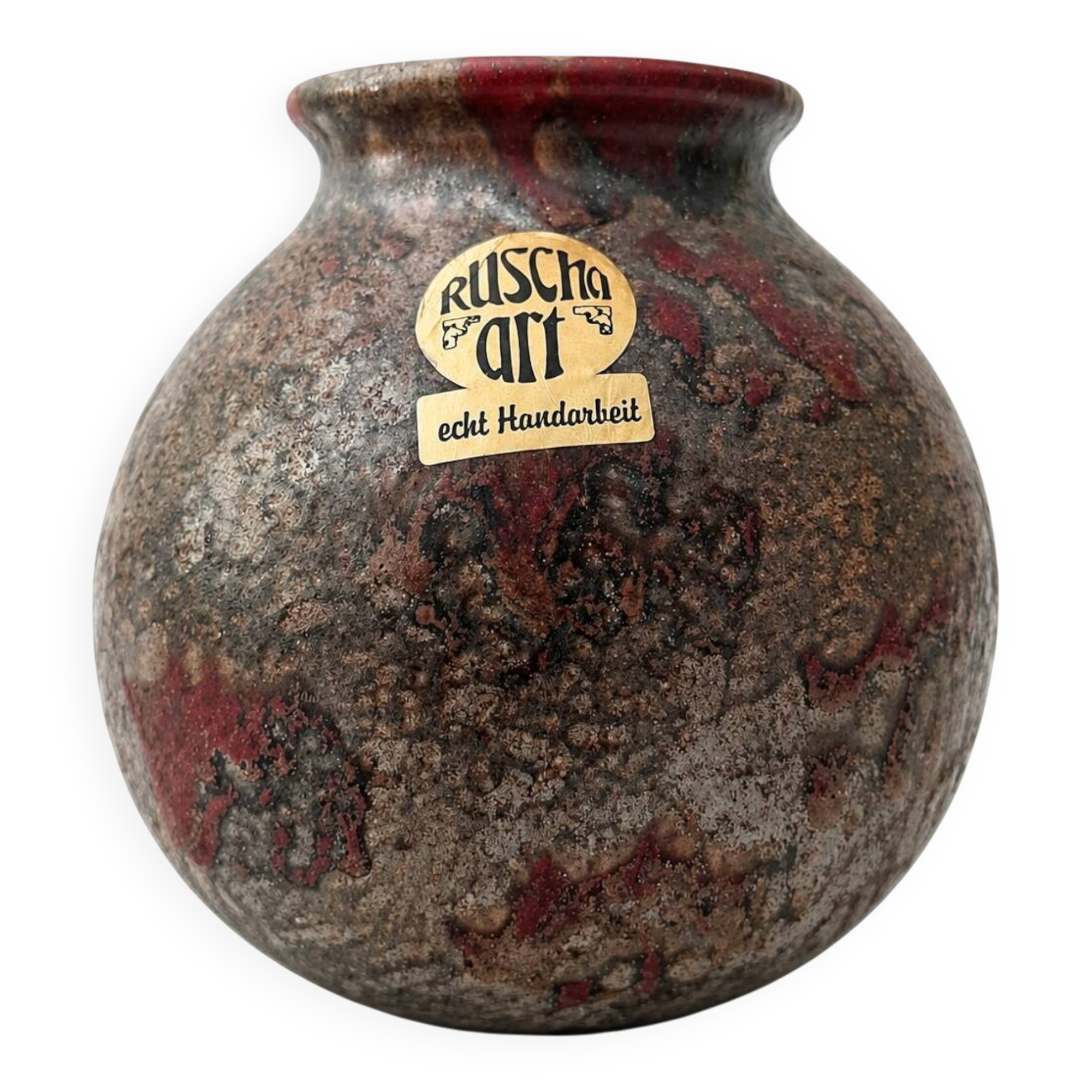 Vintage Ruscha Art ceramic vase Fat Lava – Germany 1970s