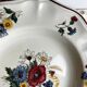 Set of 6 deep plates "Agreste" Sarreguemines, 20th century