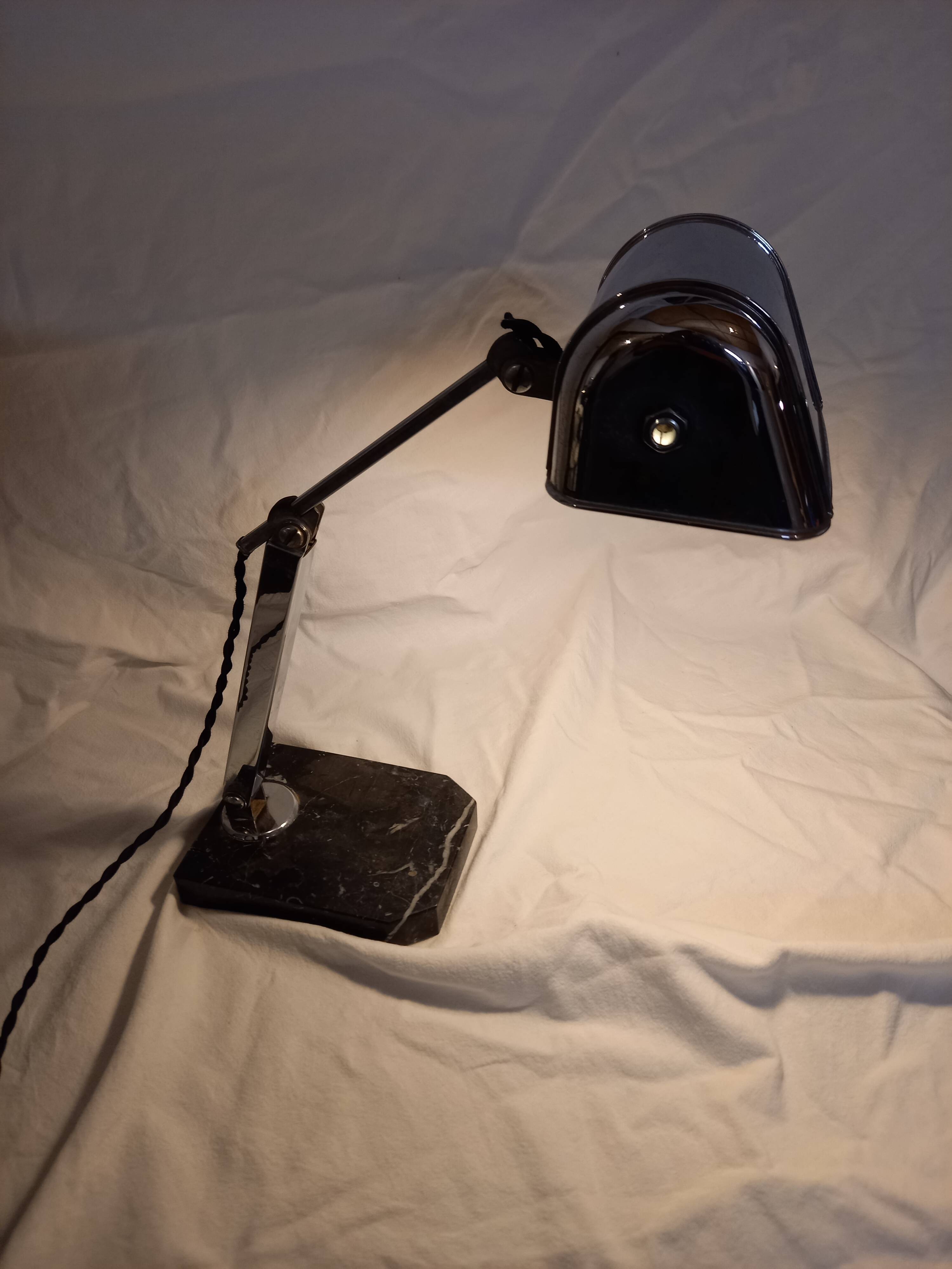 Art deco “Pirouette” desk lamp for Fare, 1930s