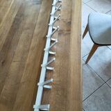 70s aluminum coat rack
