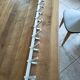 70s aluminum coat rack