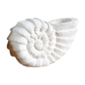 Bougeoir coquillage blanc