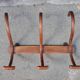 Curved wood bistro coat rack