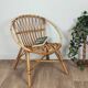 Fauteuil rotin annnées 60