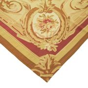 Handmade European Vintage Aubusson Kilim 261 cm x 365 cm