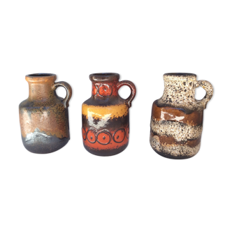 Set west Germany ceramic vases, 1960s