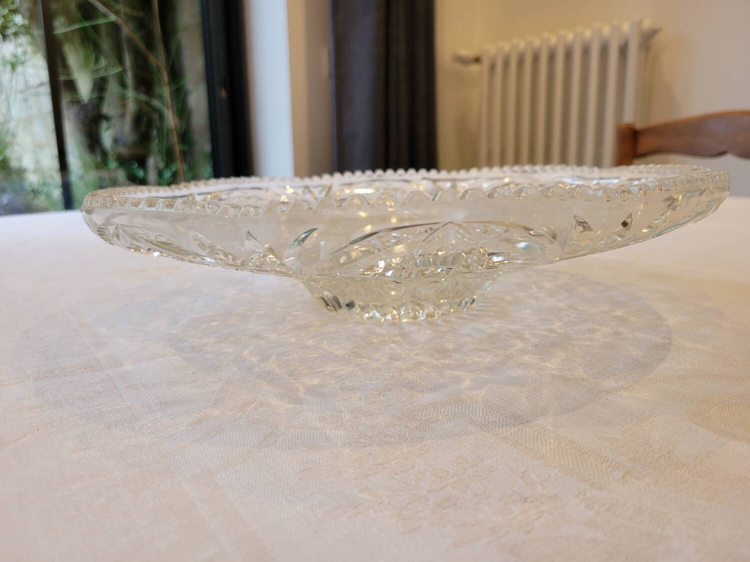 Crystal fruit bowl