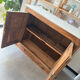 Buffet ancien avec plateau en marbre