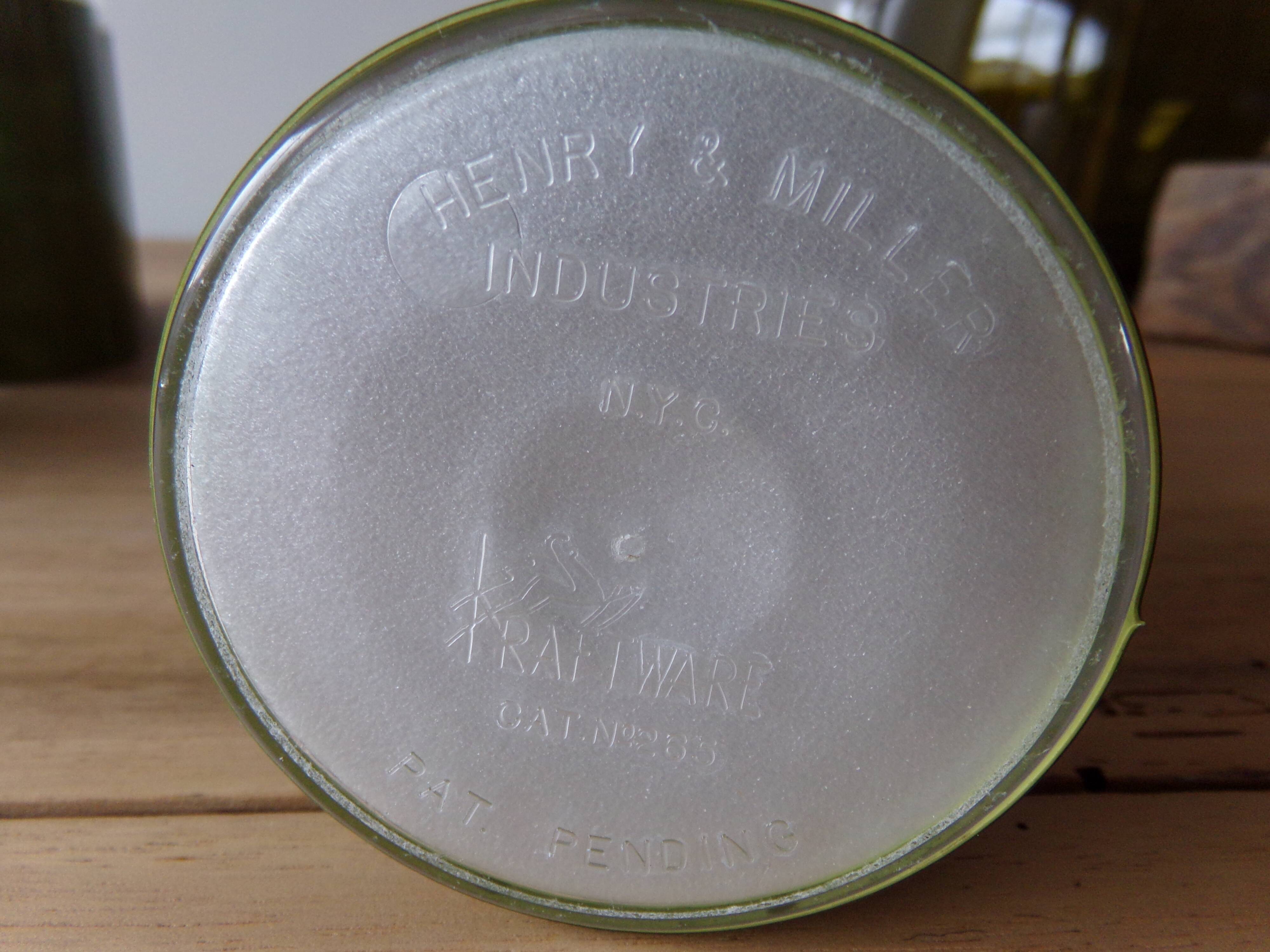 5 vintage glasses by Henry & Miller Industries N.Y.C.