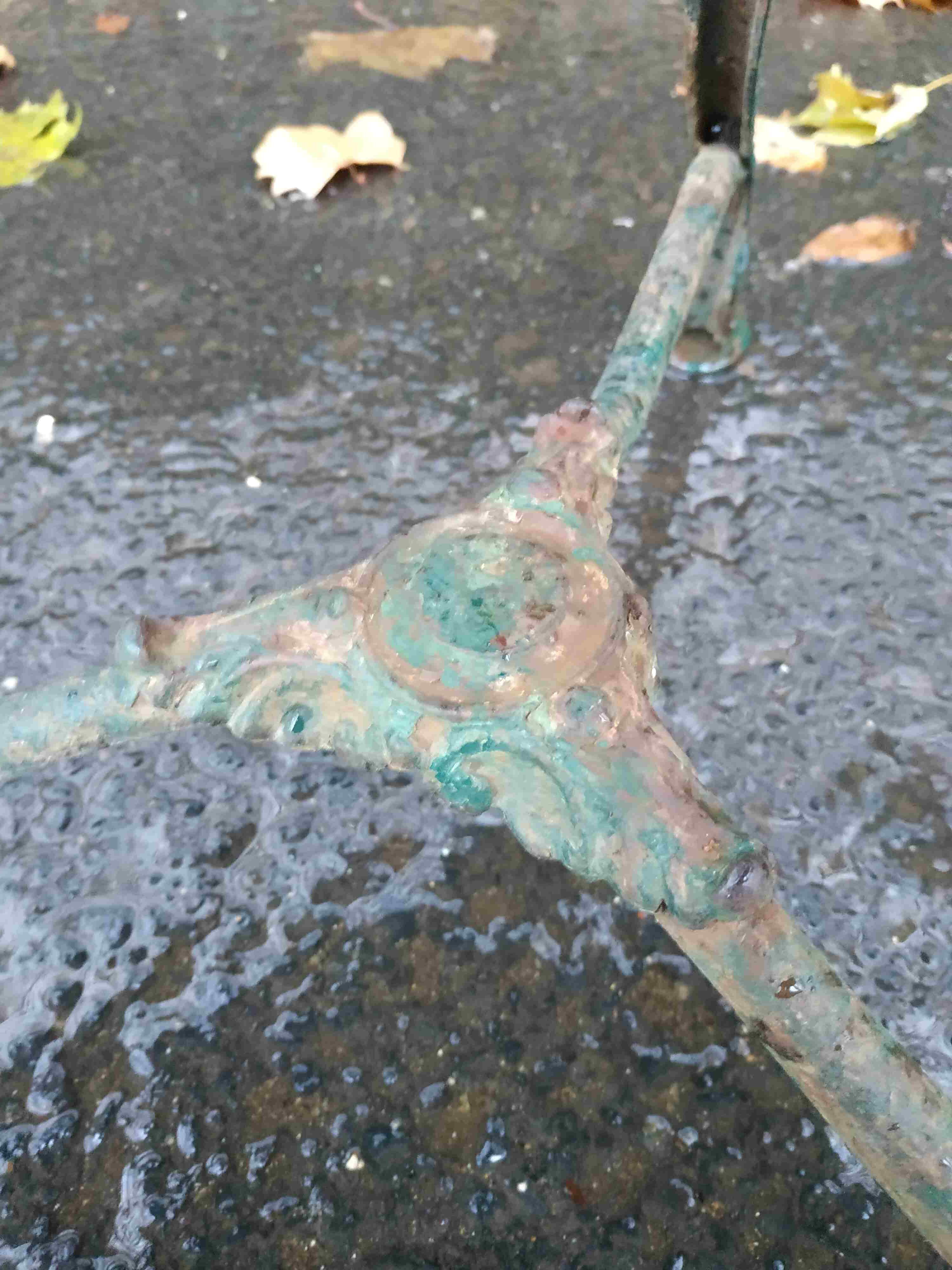 Table pedestal table terrace garden Arras