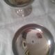 Set of 6 stainless steel ice cups fine feet