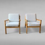 Loungesessel by Ole Wanscher for P. Jeppesen, Set of 2