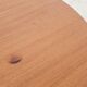 Round extending table, light oak, East Germany, 1960s