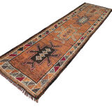 Vintage kurdish herki  runner , 318 x 90 cm