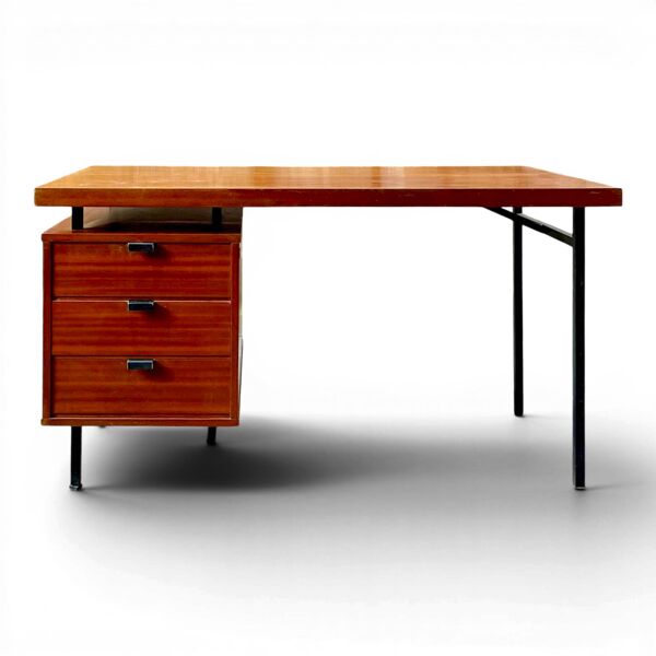 Bureau à caisson par Jacques Hitier édité par Charron