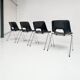Set of 4 Järvo chairs by Niels Gammelgaard, 1980s