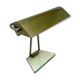 Mid-Century Modern Glass & Brass Table Lamp attributed to Pietro Chiesa, 1950s