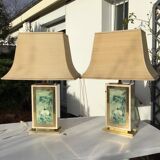 Pair of vintage Jean-Claude Mahey lamps