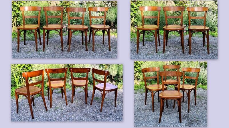 4 chairs Thonet and Horgen-Glarus 40s