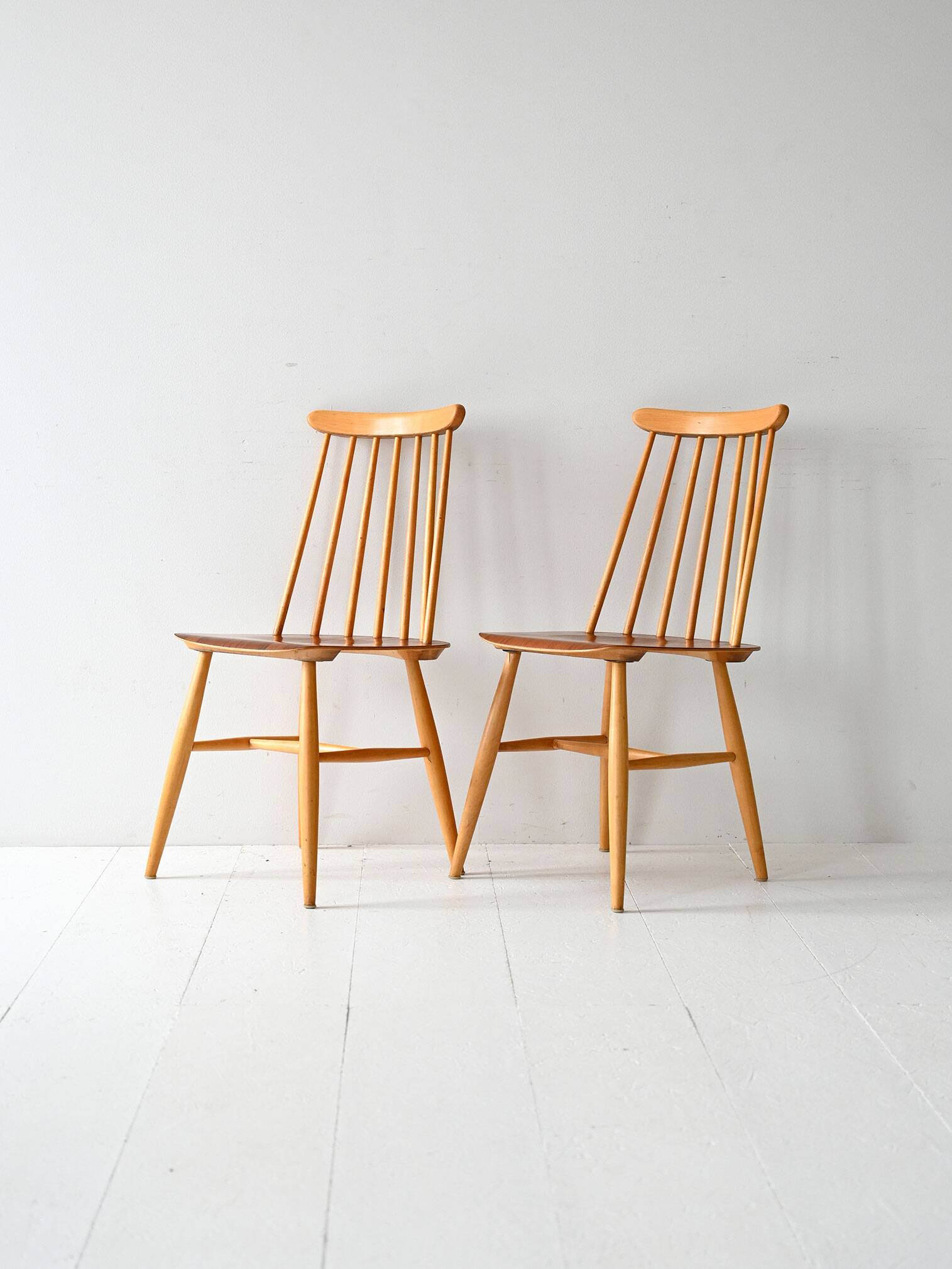 Paire de chaises scandinaves Fanett par Ilmari Tapiovaara