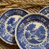 Set of 6 dessert plates Villeroy - Boch model Burgenland blue/ white