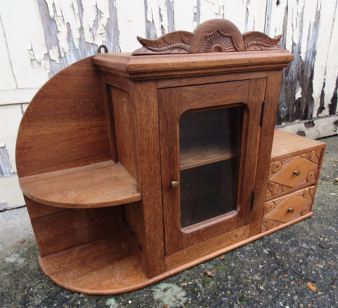 Wall cabinet, wooden, vintage, 1940s