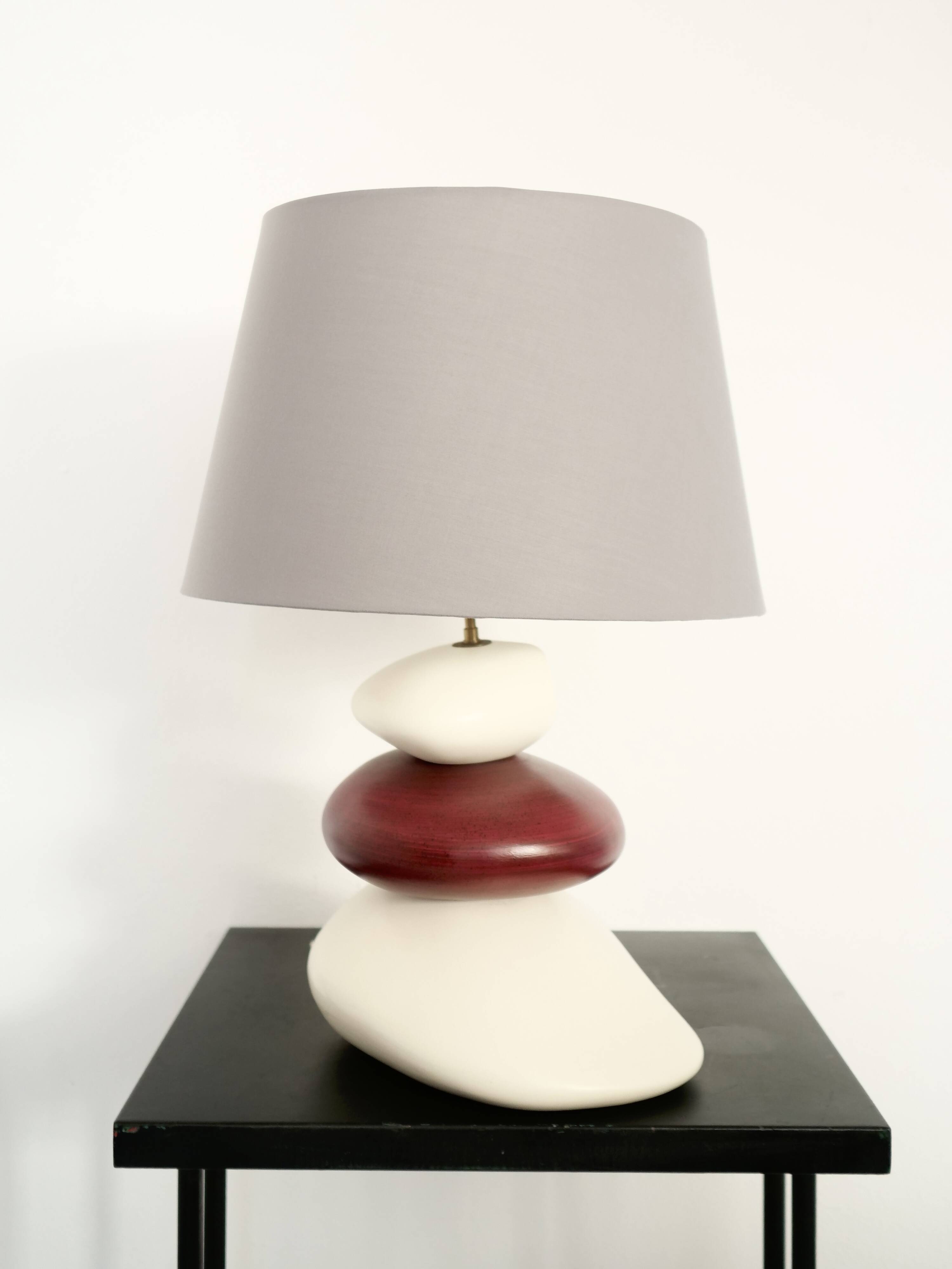 Decorative lamp François Chatain Pebble lamp 1980
