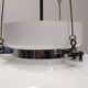 XL dome suspension in white opaline by Limburg, Germany, circa 1960.