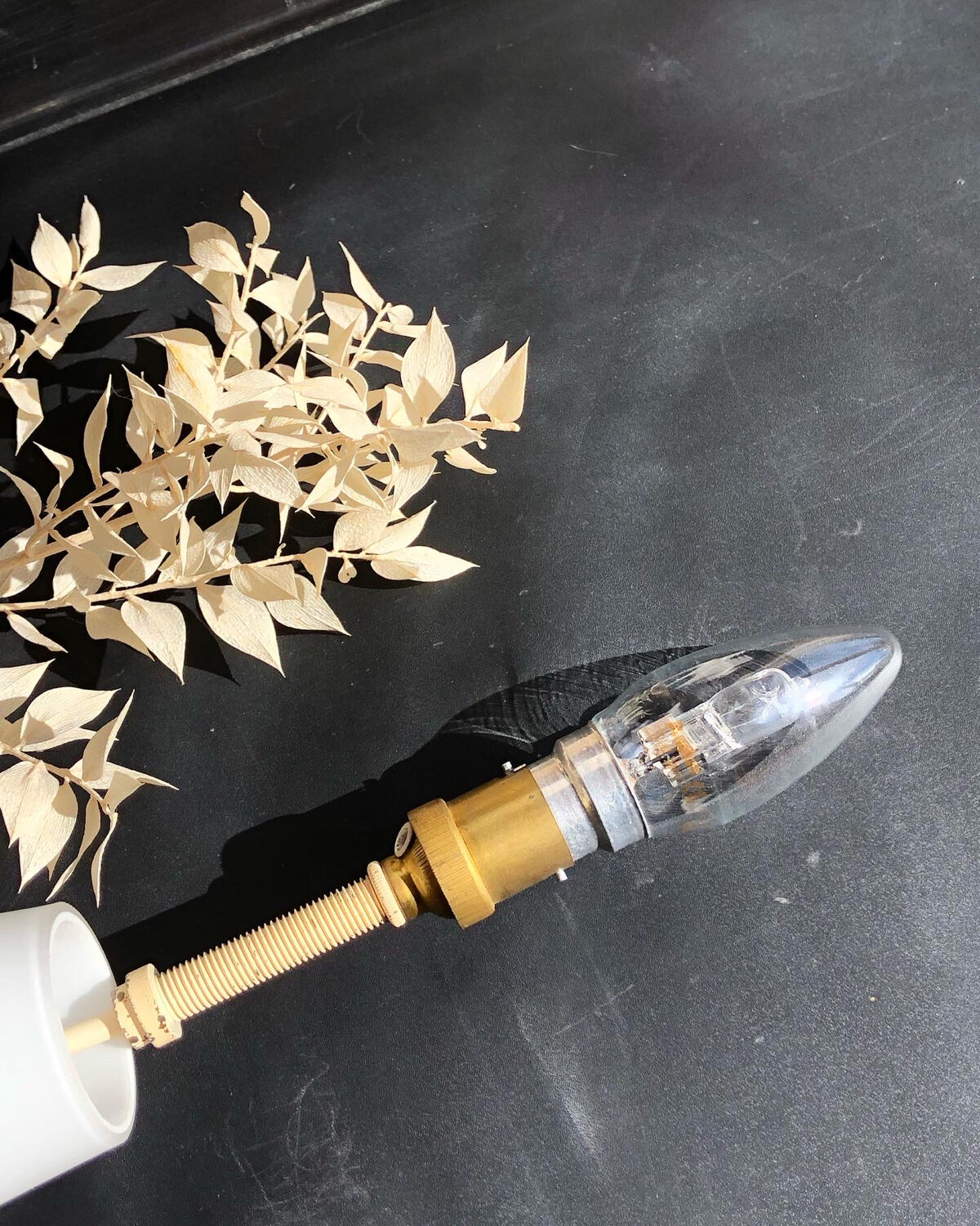 Vintage opaline pendant lamp