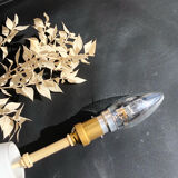 Vintage opaline pendant lamp