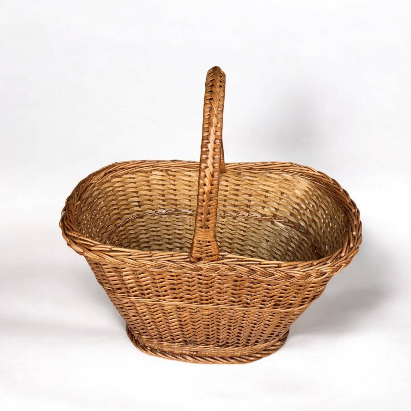 Vintage wicker basket