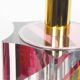 Large Italian lucite table lamp by Romeo Rega