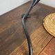 Wrought iron wall sconce