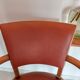 2 fauteuils bridge couleur terra cota