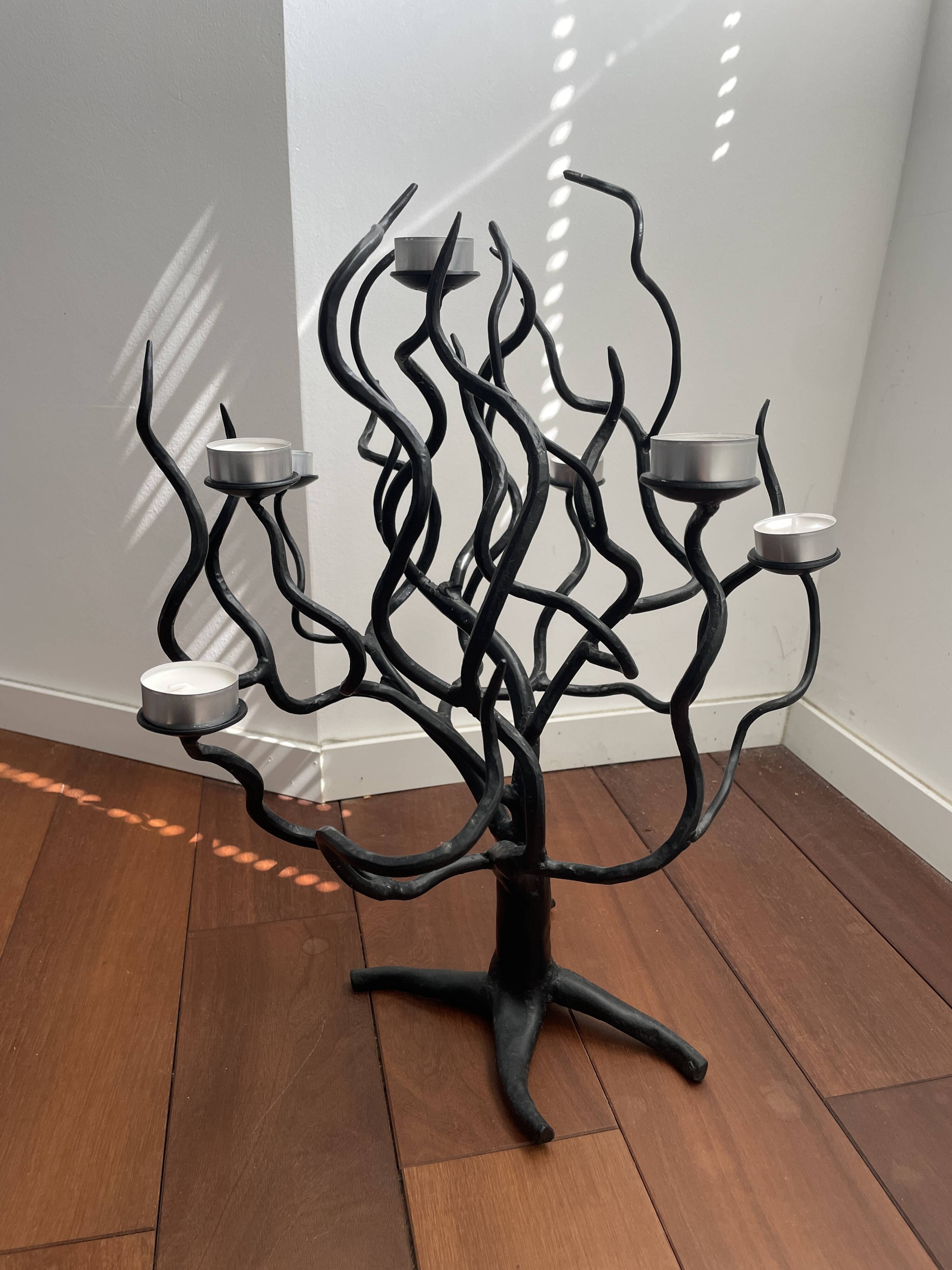 Candelabra 7 candles Wrought Iron